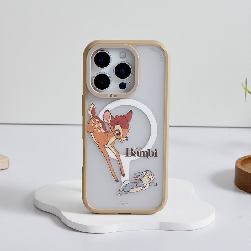Disney經典-小鹿斑比的追逐極光霧透MagSafe iPhone手機殼 - 手機殼/手機套 - 塑膠 多色