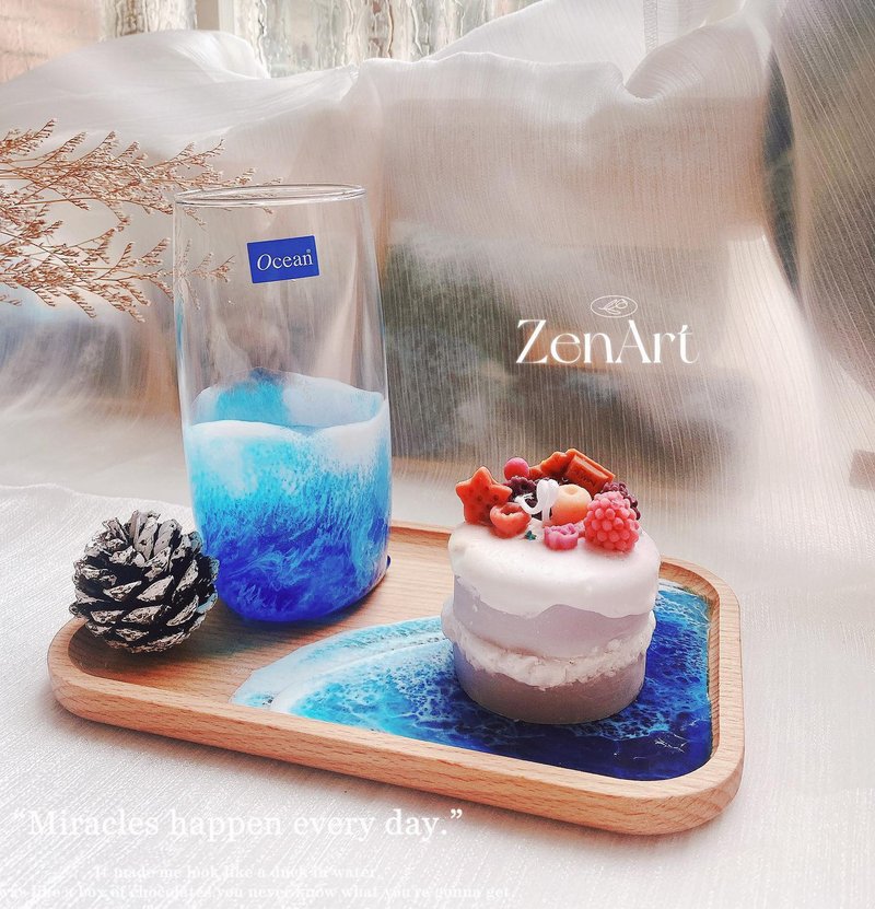 心靈海浪玻璃杯/威士忌杯/水杯 - 杯子 - 玻璃 