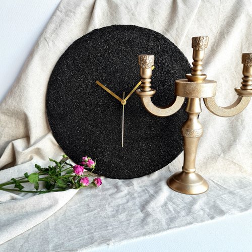 キャンドル　ゴールド キャンドル3本用スロット付きゴールド燭台 木製キャンドルホルダー