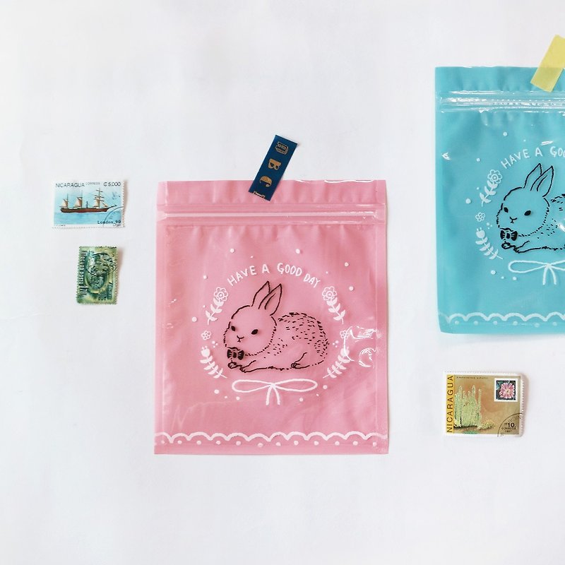 Ching Ching X 萌ZOO系列 CBG-459 兔子夾鏈袋6入 - 禮物盒/包裝盒 - 其他材質 