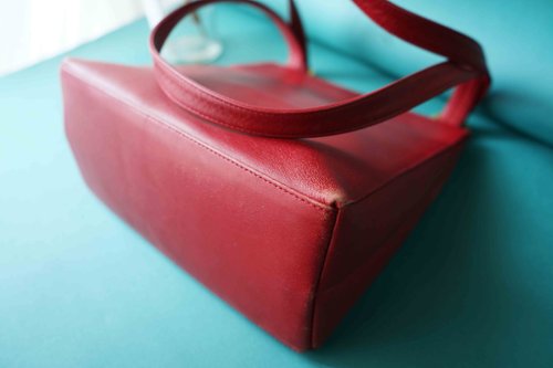 シャルル ジョルダン ハンドバック　ハート型　ビンテージ 極美品/希少カラー】CHARLES JOURDAN シャルルジョルダン