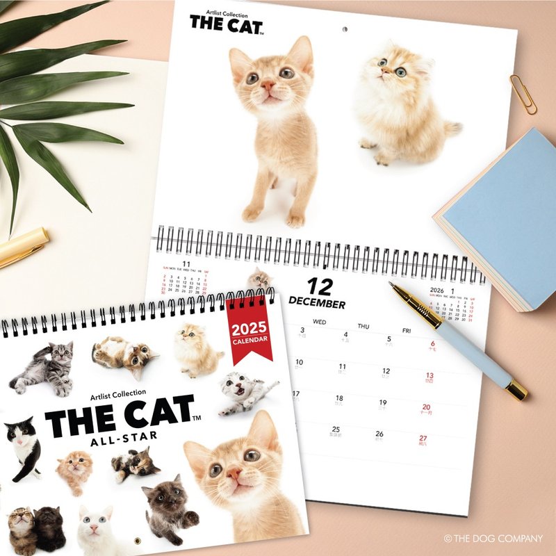 JzFun / THE CAT 2025 Wall Calendar - Calendars - Paper 