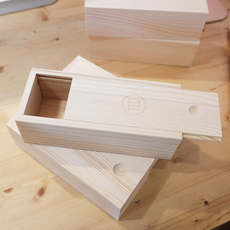 [メッシュ]しっかりしたメッシュ木製メガネボックス木製筆箱 - 眼鏡・フレーム - 木製 多色