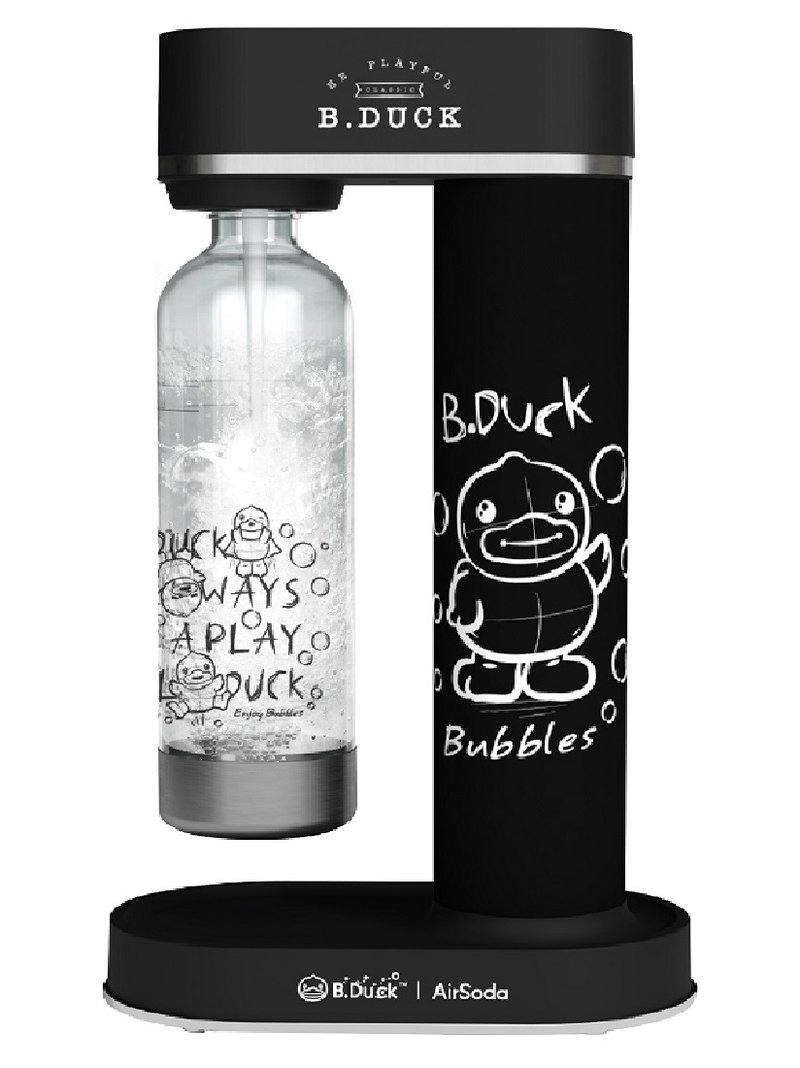 (Buy one, get one free) American Airsoda x B.Duck Home Soda Bubble Machine (Black) - Kitchen Appliances - Other Materials Black