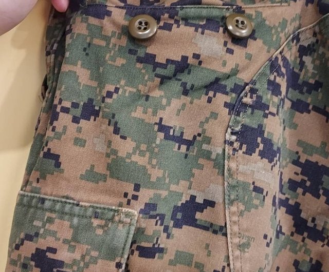 USMC/海兵隊用 MAR-PAT迷彩パンツ　ウッドランドDIGITAL カモ USMC/米海軍実物 MARPATデジタルウッドランドカモ ミリタリー
