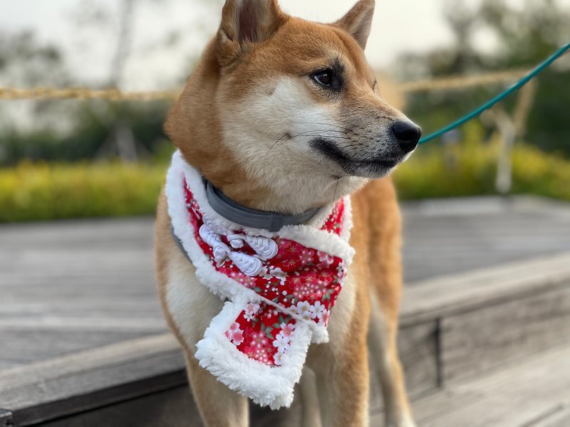 Chinese New Year Wishful New Year Scarf New Year Scarf Chinese New Year Scarf Scarf DOG BANDANA - Collars & Leashes - Cotton & Hemp Multicolor