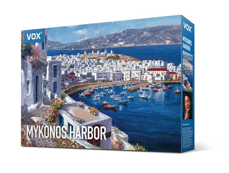 Sam Park Mykonos Port 1000 Piece Jigsaw Puzzle - Puzzles - Paper 