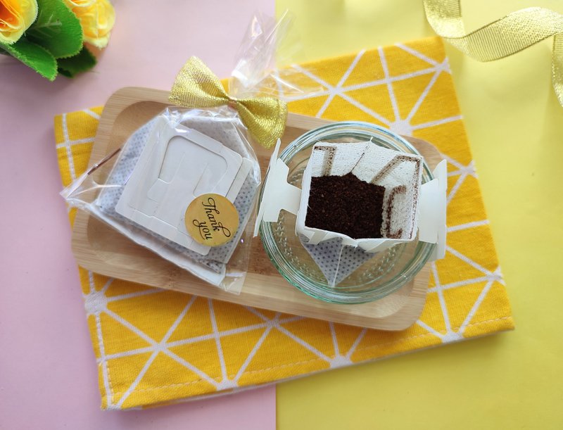 Water cakes, water gifts, small return gifts [coffee ear-hanging bags] - กาแฟ - วัสดุอื่นๆ 