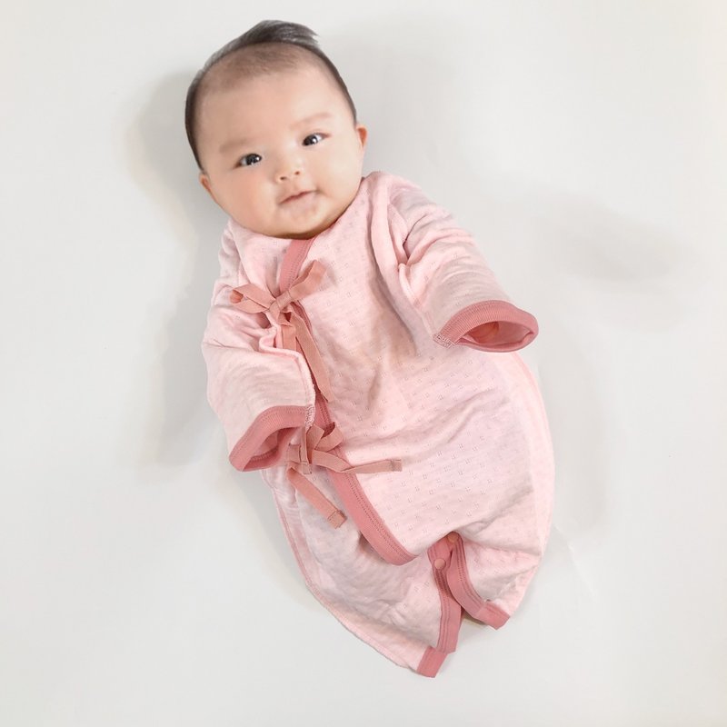 Japanese soft butterfly clothes organic air pure cotton belly protector monk clo - Baby Gift Sets - Cotton & Hemp White