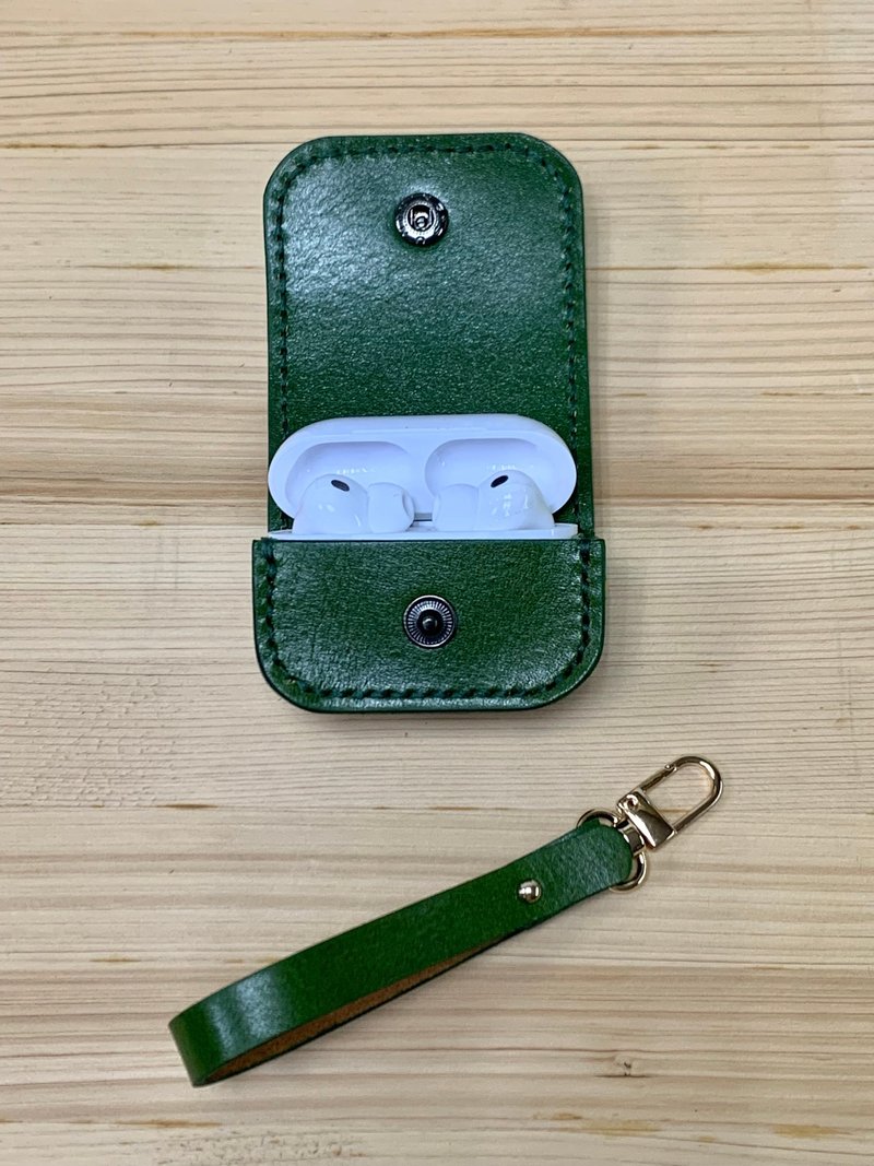 AirPods Pro 3 保護套 - 平板/電腦保護殼/保護貼 - 真皮 綠色