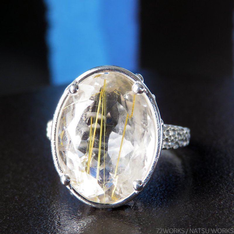 Rutilated Quartz Ring - General Rings - Gemstone Transparent