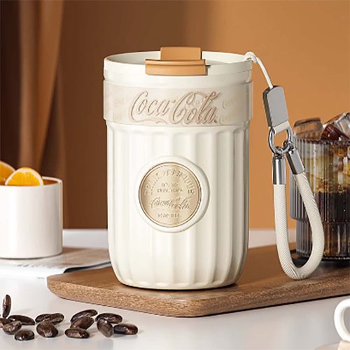 Free Shipping] Coca-Cola Coffee Cup Girls High-value Plastic Straw Water Cup  GERM - Shop germ-cn Cups - Pinkoi