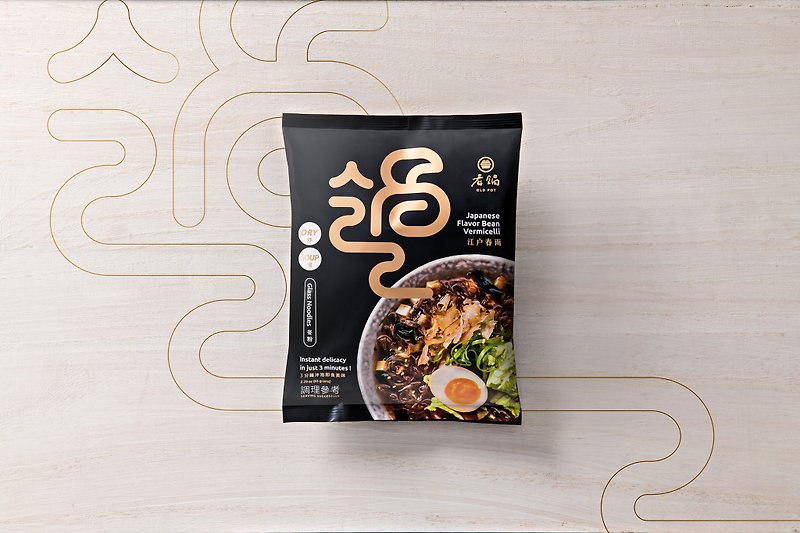 [Old pot rice noodles] Edo Spring Rain 4 pack winter noodles for a limited time - Noodles - Other Materials 