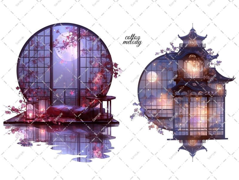 original sticker no.S6 人物ステッカー オリジナル人物ステッカー ステッカー cotton melody ミニステッカー - 貼紙 - 紙 