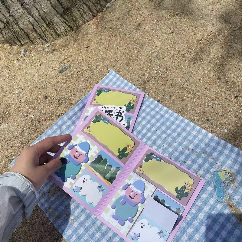 【coloryeah】吃飯旅行 主題 便簽 集合書 - 便條紙/便利貼 - 其他材質 多色