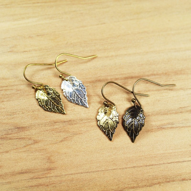 【Gold Lake】 If the earrings gold and silver gold models | clip-style earrings earrings can be changed for sterling silver needles | brass silver plated .18K gold. Bronze | natural stone earrings, Chinese ancient style jewelry E11 - Earrings & Clip-ons - Other Metals Gold