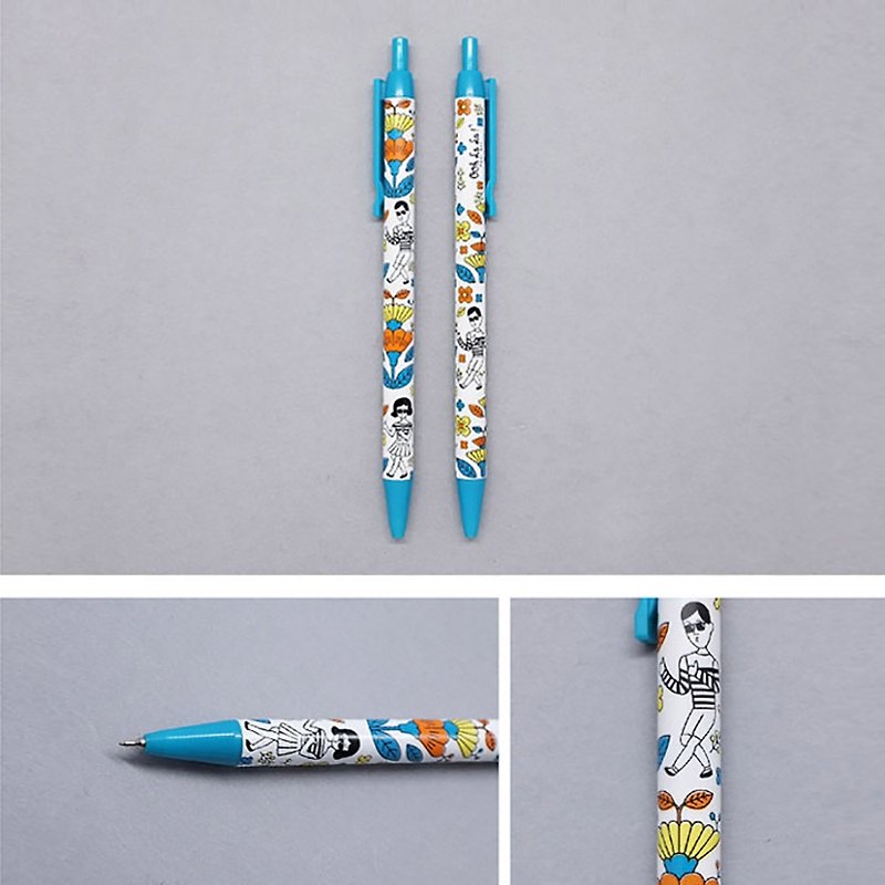 Flower Yang boy girl ball pen - อุปกรณ์เขียนอื่นๆ - พลาสติก ขาว