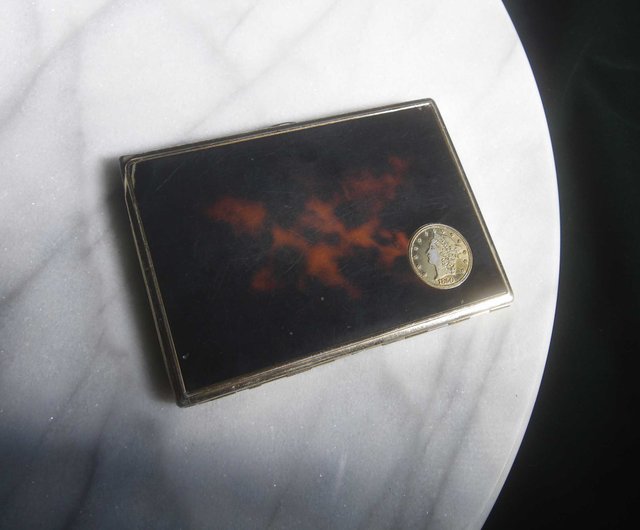 Metal Cigarette Case, Vintage Cigarette Case Made Of High Quality Steel,  Grey Us Nay