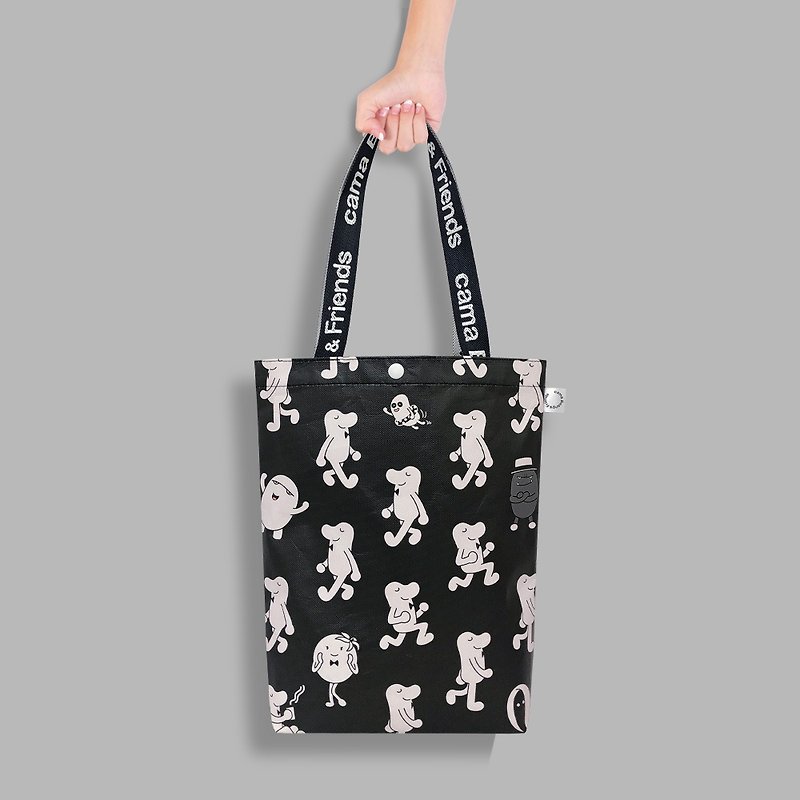 cama Beano & Friends Straight Tote Bag_Poca Beano - Messenger Bags & Sling Bags - Other Materials Black