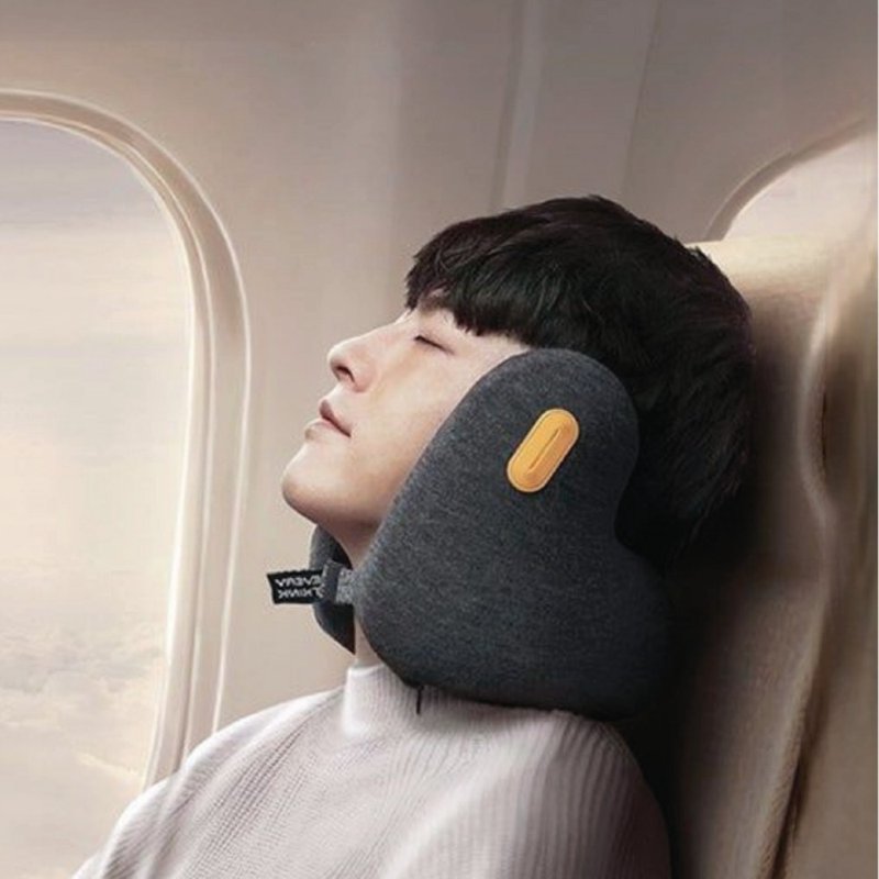 EVERY THINK Noise Canceling Neck Pillow Hong Kong licensed 12-month warranty - Neck & Travel Pillows - Cotton & Hemp Multicolor