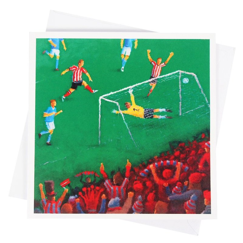 アートギャラリー-フットボール[ホールマーク-カード多目的] - カード・はがき - 紙 グリーン