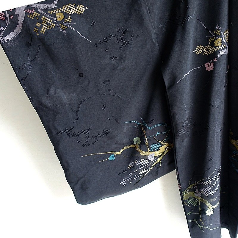 │Slowly│ Japanese Antiques - Light kimono coat M7│ .vintage retro vintage theatrical... - เสื้อแจ็คเก็ต - วัสดุอื่นๆ หลากหลายสี