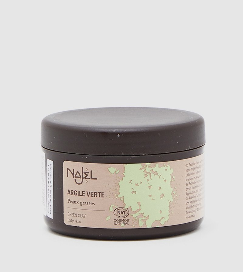 NAJEL Natural Green Clay Powder - For Oily Skin Types - ที่มาส์กหน้า - วัสดุอื่นๆ 