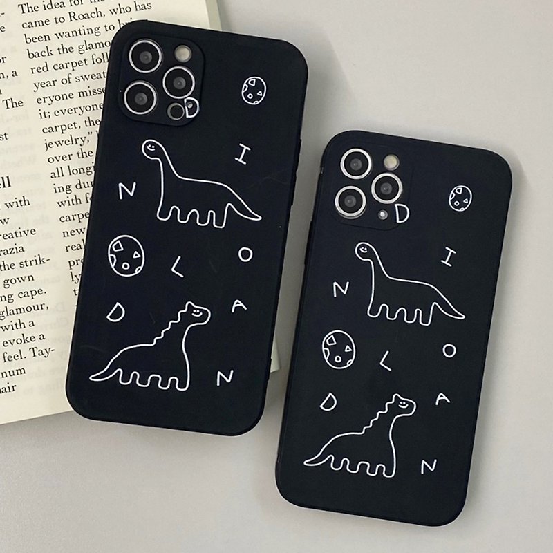 Dinoland iPhone Galaxy Silicon Case - 手機殼/手機套 - 矽膠 黑色