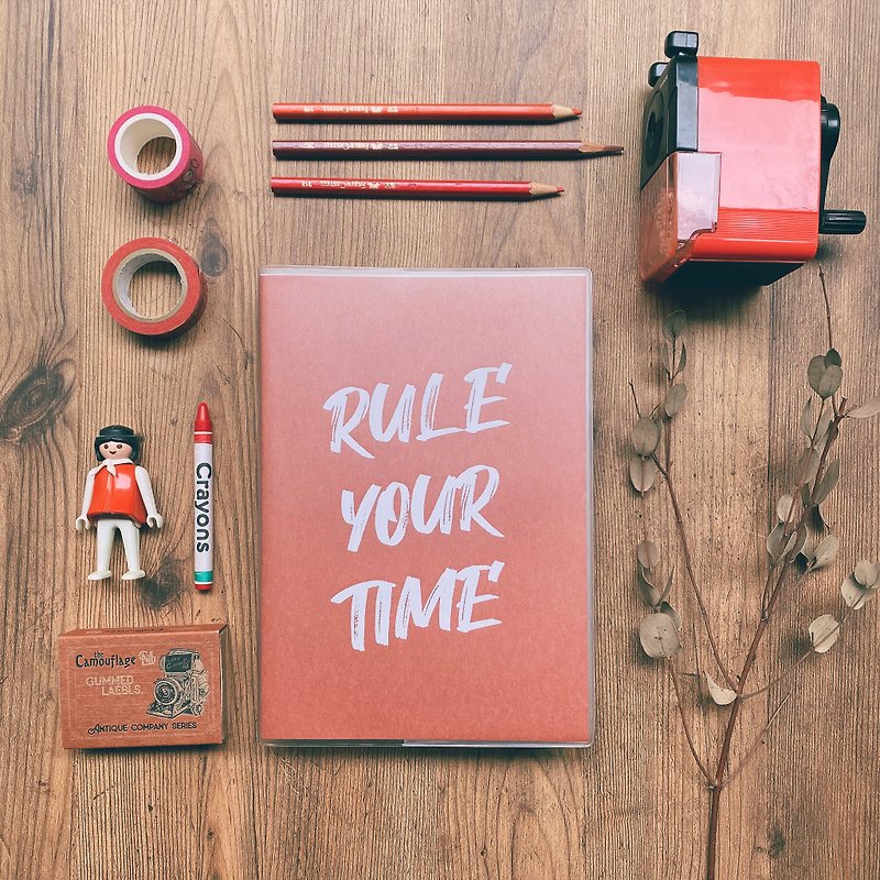 Di Mengqi Rule Your Time Page Notebook v.2 - Ringo - Notebooks & Journals - Paper Red