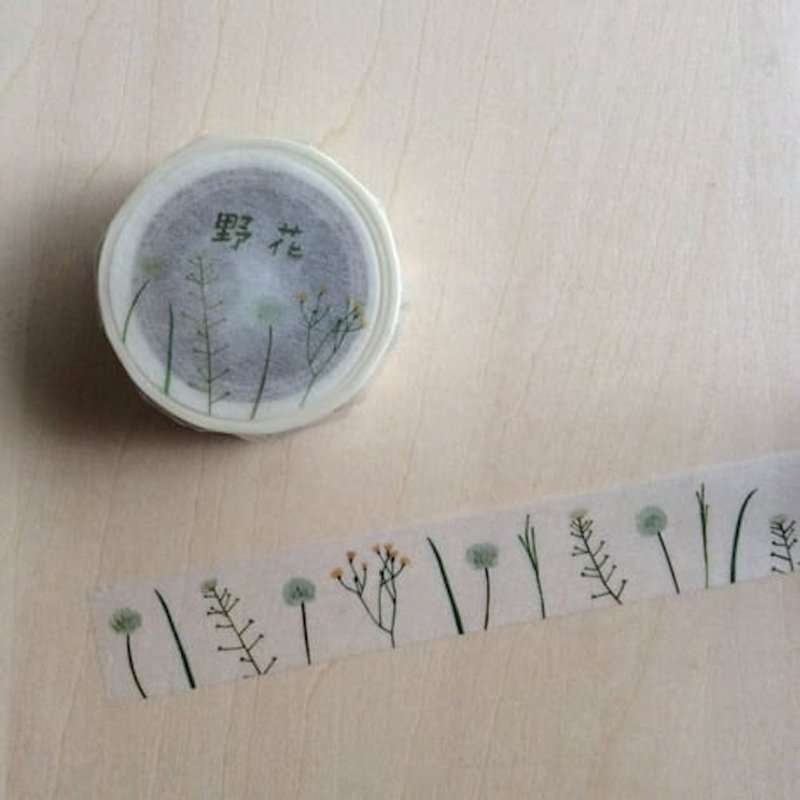 Wildflower Masking Tape - มาสกิ้งเทป - กระดาษ ขาว