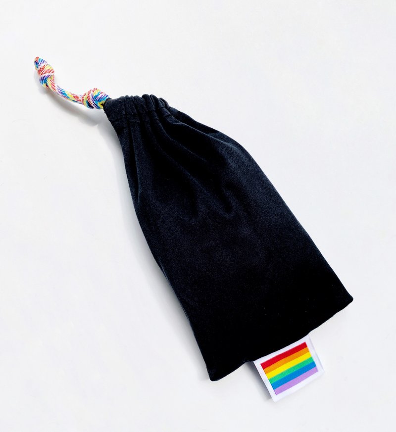 Microfiber Pouch / Small Bag LGBTQ+ - Other - Polyester Black