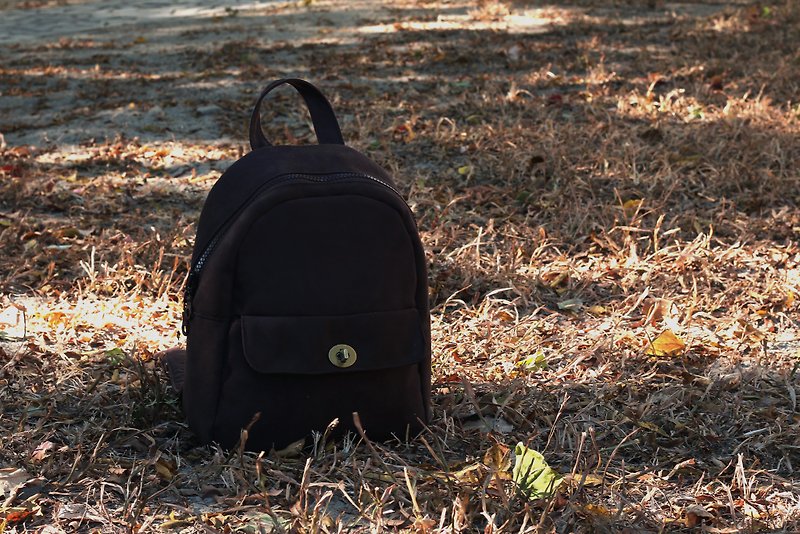 Chez. City Series-Xiaomanbeibei-Dark Coffee Cocoa - Backpacks - Polyester Brown