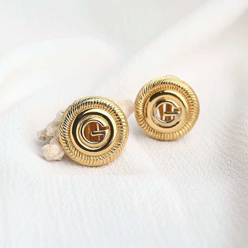 GIVENCHY antique earrings - ต่างหู - โลหะ สีทอง