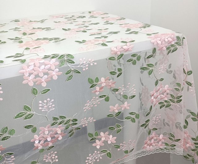 コットンテーブルクロス／三色刺繍フラワーデザイン／正方形 楽天市場】花柄（形状（テーブルクロス）正方形）（テーブル