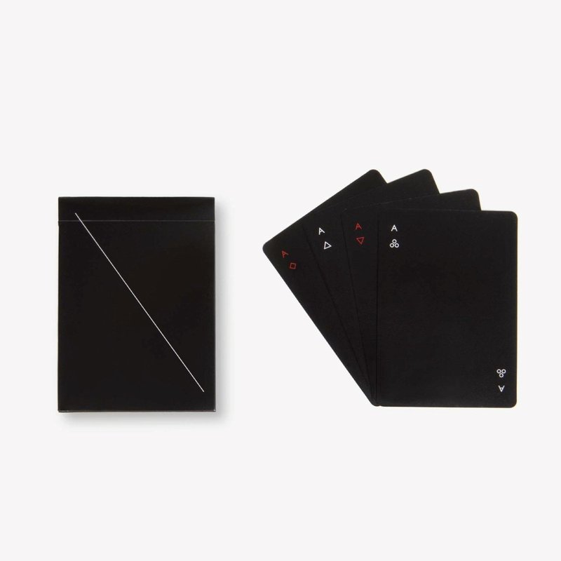 Minim Cards - Black - Board Games & Toys - Plastic Black