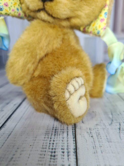 misso bear手作りテディベア 帽子をかぶったクマのぬいぐるみ misso bear手作りテディベア 帽子をかぶったクマのぬいぐるみ
