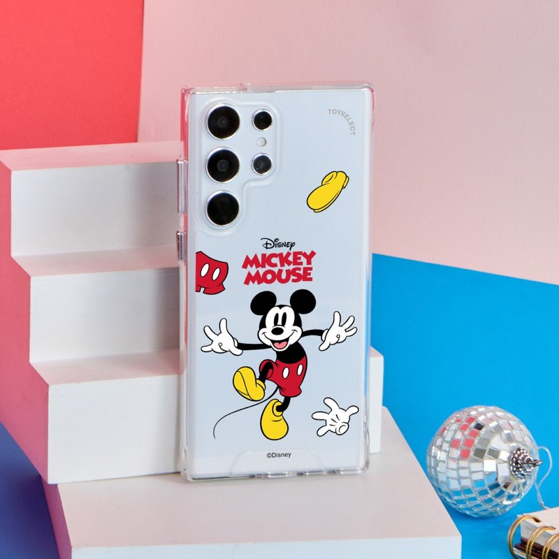 Disney經典-米奇款經典服裝防摔透明SAMSUNG手機殼 - 手機殼/手機套 - 塑膠 多色