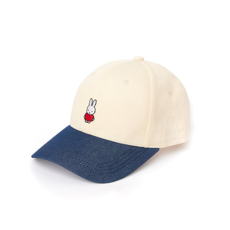 Miffy Denim Cap CP2  - Miffy 牛仔鴨舌帽 (深藍色) - 帽子 - 棉．麻 