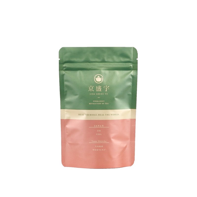 京盛宇【茶包】光之茶-日本八女焙茶-原葉袋茶12入 - 茶葉/茶包/水果茶 - 新鮮食材 咖啡色