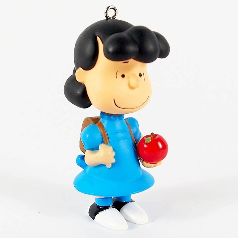 Snoopy吊飾-準備上學去【Hallmark-Peanuts史奴比 吊飾】 - 玩偶/公仔 - 其他材質 藍色