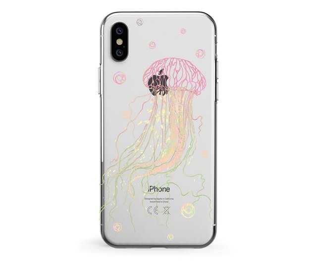 Jellyfish Soft Phone Case iPhone 12 11pro Xs Max Xr to iPhone