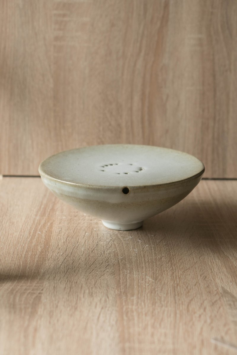 平安茶盤 - 茶壺/茶杯/茶具 - 陶 白色