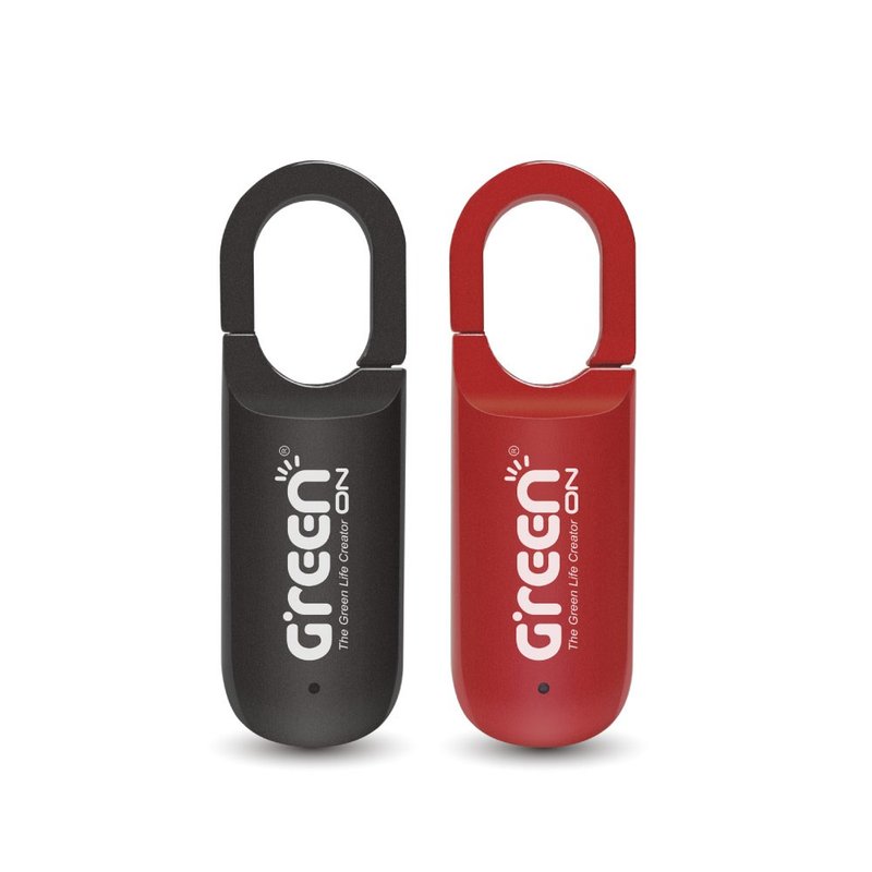 【GREENON】USB指紋掛鎖2入組 防盜鎖 智慧電子鎖 旅行小物 - 科技小物 - 其他金屬 多色