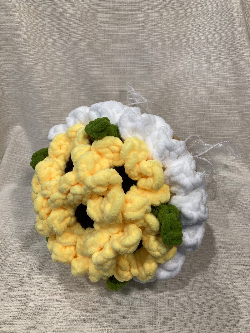 Sunflower bouquet - 乾燥花/永生花 - 棉．麻 黃色