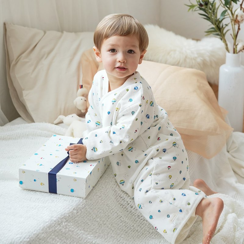 Japan Haruulala [Long-sleeved Kodo-protective cover] 2 years old or older Organic cotton Kodo sleep cover - Baby Gift Sets - Cotton & Hemp 