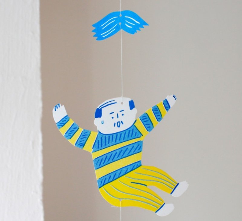 Korean Uncle RISO Printed Ornaments Jumping Moment - Items for Display - Paper 
