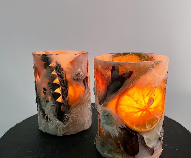 Handmade] Three-dimensional non-fading flower candle cups