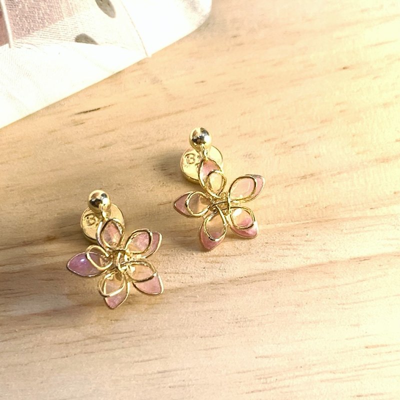 Clip On Earrings | Pink | - Earrings & Clip-ons - Other Materials Pink
