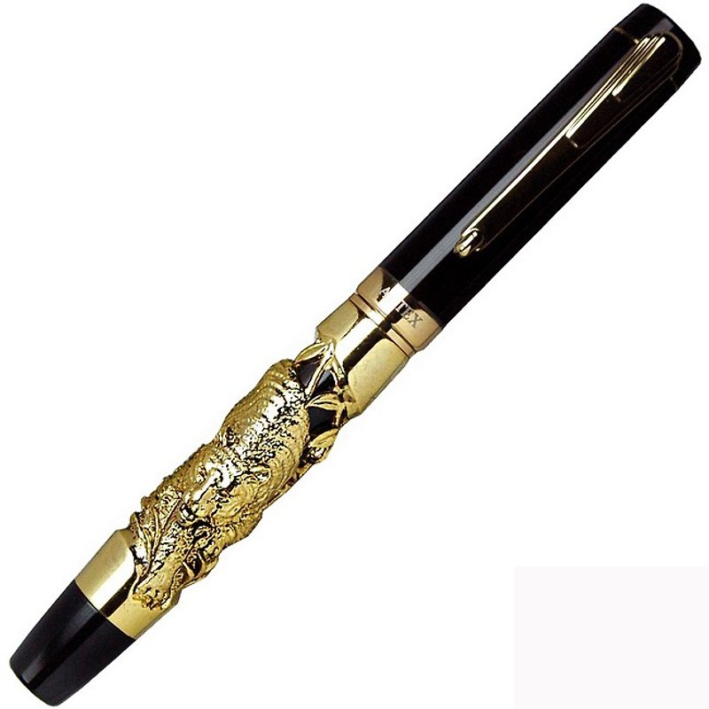ARTEX 12生肖鋼珠筆 共12種古金款任選-虎 - 鋼珠筆 - 其他材質 金色