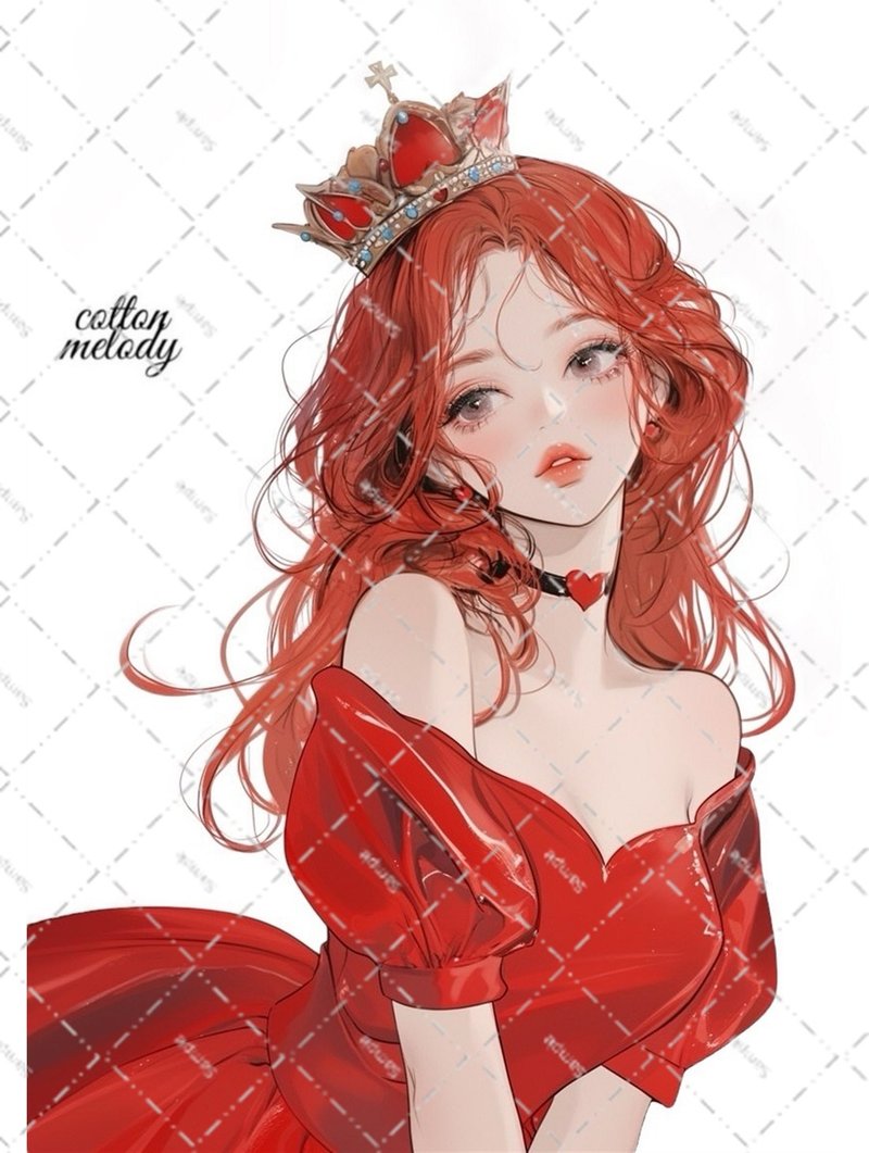 original sticker no.7044 人物ステッカー オリジナルステッカー 人物ステッカー 女の子ステッカー オリジナル人物ステッカー - 貼紙 - 紙 